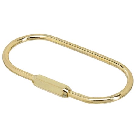 Hillman HILLMAN Sanitas Brass Gold Key Ring 9985051